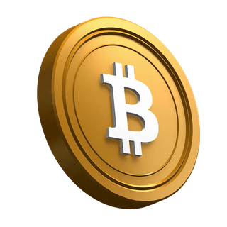 Megdöntött Bitcoin BTC érme a hero szekció vizuális elemeként